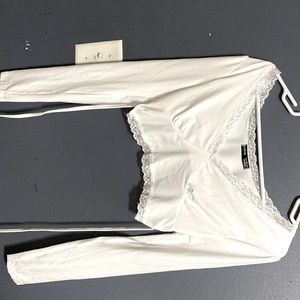 White Laced Crop